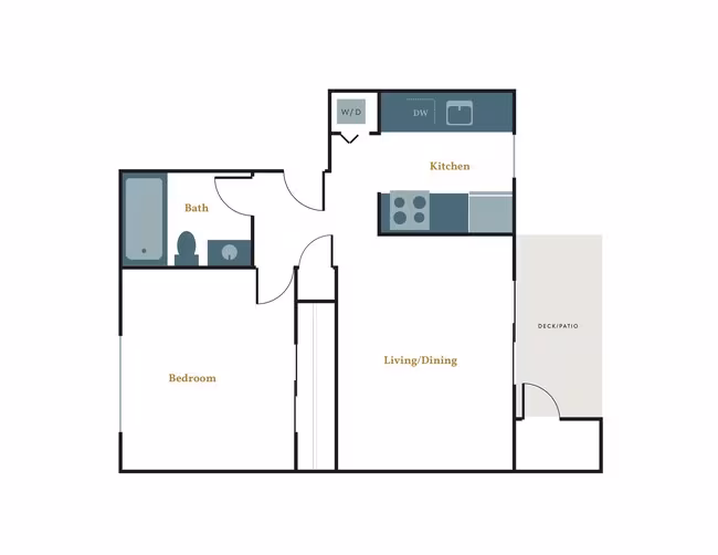 Unit M205 B12 floor plan